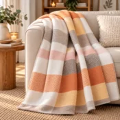 Cebe KOCKE 200x220cm-oranz/siva