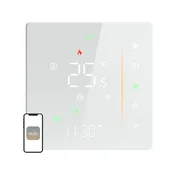 MOES pametni termostat za električno talno gretje Wi-Fi WHT-006-GB-WH-MS