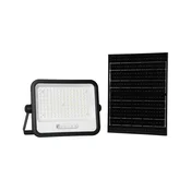 LED prigušiva solarni reflektor LED/300W/3,2V IP65 15000 mAh crni + daljinsko upravljanje