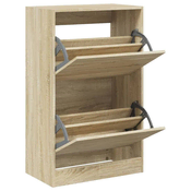 Ormaric za cipele boja hrasta 60x34x96,5 cm konstruirano drvo