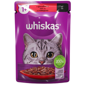 WHISKAS Kesica za macke sa ukusom govedine 85g