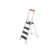 Songmics Lestev z 4 stopnicami 44x835x143 cm srebrna