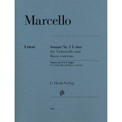 MARCELLO:CELLO SONATA NO.1 F-DUR FOR VIOLONCELLO AND PIANO