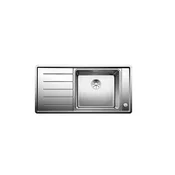 Blanco pomivalno korito ANDANO XL 6 S-IF InFino INOX 18/10, UMIVALNIK DESNI, dodatki 18/10, s podaljškom. prim.