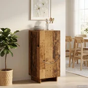 vidaXL Komoda Star les 33,5 x 34,5 x 75 cm Inženirski les