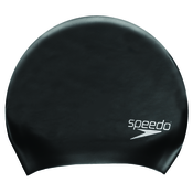 Speedo Long Hair Cap, kapa za plivanje, crna
