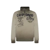 CAMP DAVID Majica The Craftsmen  kaki / črna