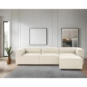 Atelier del Sofa Ugaona garnitura Fora 296x66x185cm Bež