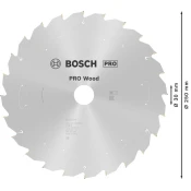 List za krožno žago PRO Wood cordless, 250 x 2,2 x 30 mm, T24