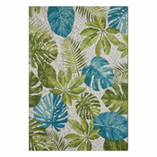 Zeleno-turkizna zunanja preproga 285x200 cm Flair - Hanse Home