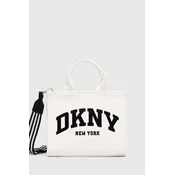 DKNY Ročna torbica Hadlee Small črna / bela