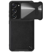 Nillkin CamShield Leather case for Samsung Galaxy S23, black (6902048258198)