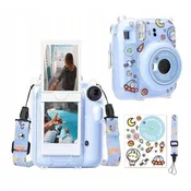 shumee Silikonski ovitek + nalepke + pašček za fotoaparat FujiFilm Instax Mini 12