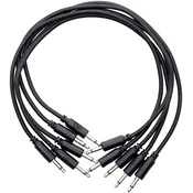 Erica Synths Braided eurorack patch cable 30cm (5pcs, black) 0,3 m Ravni - Ravni Patch kabel