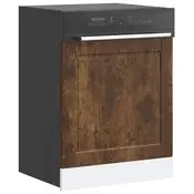 Vidaxl vidaXL Panel za pomivalni stroj Porto dimljen hrast 60x1,5x67 cm