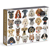Galison - Puzzle Papirnati psi 1000 - 1 000 kosov