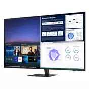 Monitor SAMSUNG LS43AM700UUXEN 43VA3840x216060Hz8ms GtGHDMIx2,USBVESAsmartzvucnicicrna ( LS43AM700UUXEN )