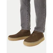 Clarks Gležnjarji Torhill LaceHi 26183474 Khaki