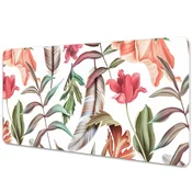 Decormat Podloga za pisalno mizo Rastline in listi 100x50 cm