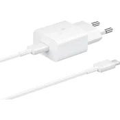 SAMSUNG Punjač za mobilni telefon PD 15W beli