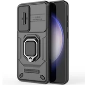 Overboard Ovitek s stojalo za kamero KickStand za Samsung Galaxy S24, črn
