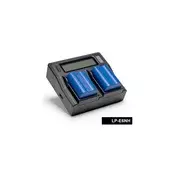 Newell komplet Canon LP-E6NH Supracell (2 kom) + USB-C LCD polnilec