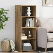 vidaXL Visok predalnik Artisan hrast 45 x 41 x 124 cm Inženirski les