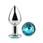 Diamond Butt Plug Small Blue