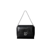 Ročna torba Calvin Klein Emblem Hw Padded Crossbody LV04F3620G Črna