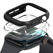 OVITEK RINGKE SLIM 2-PACK APPLE WATCH 10 (46 MM) CLEAR & MATTE BLACK