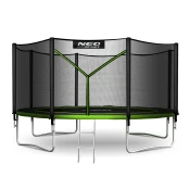 Neo-Sport vrtni trampolin 374 cm (12 ft) s vanjskom mrežom i ljestvama, zeleni