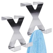 shumee 2x obešalnika za vrata, tuše, omare, kuhinjo, kopalniške brisače