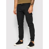 JACK & JONES Kargo hlače  črna