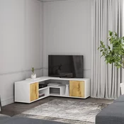 Hanah Kucna TV komoda Rosa, 125x40x35 cm, Bijela