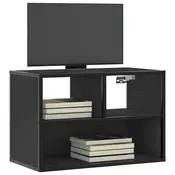 TV ormaric crni 60x31x39,5 cm konstruirano drvo i metal