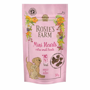 Rosies Farm Puppy & Adult Mini Hearts teletina - 50 g