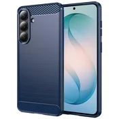 TPU gel ovitek Brushed Carbon za Samsung Galaxy S26 Plus - moder