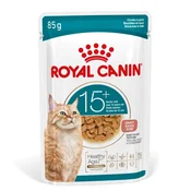 Royal Canin AGEING 15+ Gravy koščki v omaki za mačke, starejše od 15 let - 12 x 85 g