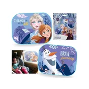 Disney DISNEY Ledeno kraljestvo Senčnik za avto SONČNO ZAŠČITO, gumijasti priseski KOMPLET 2 kosov