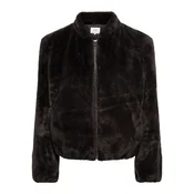 JDY JDYMACY FAUX FUR BALLOON Kostanjeva