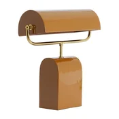 Oranžna kovinska namizna svetilka (višina 38 cm) Cardona – Light & Living