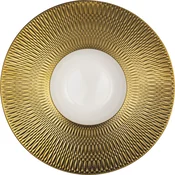 LE COQ Deras globok krožnik, 70 mm, o: 275 mm, zlat (2 kos)