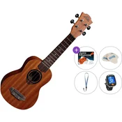 LAG TKU-8S Tiki Standard SET Natural Satin Soprano ukulele