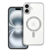 OEM Ohišje za iPhone 16 PLUS Electro Mag Cover, združljivo z MagSafe, srebrno