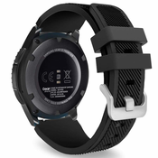 BStrap Xiaomi Haylou Solar LS05 Silicone Sport pašček, Black