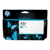 HP 727 kartuša s črnilom, Cyan, 130 ml za DesignJet