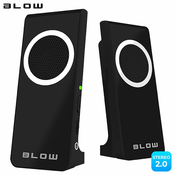 Blow MS-22 racunalni zvucnici, 2.0 stereo, USB, crni (ZV-BL-PC-MS22-66373)