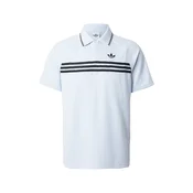 ADIDAS ORIGINALS Majica Chest Stripes Slim Polo svetlo modra/črna