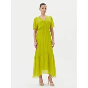 Haveone Poletna obleka AFF-N006 Zelena Loose Fit