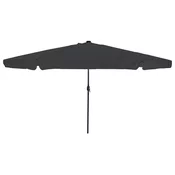 Vrtni suncobran Antracit 395 x 395 x 245 cm Poliester